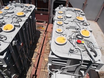 Transformer Exports to US Inspection & Lashing